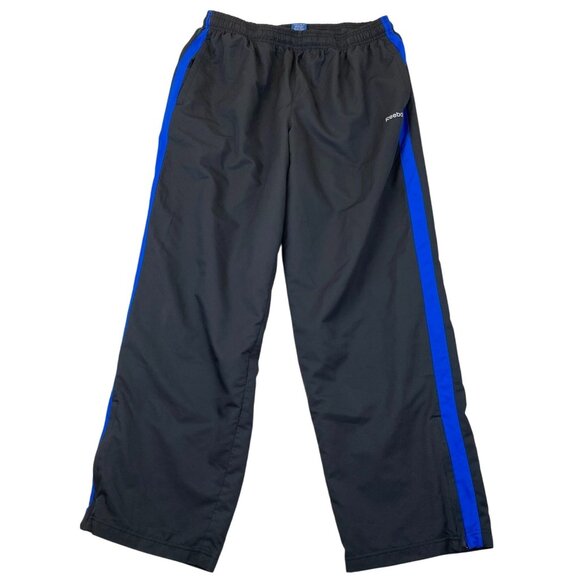 Reebok Mens Track Pants Size XL Black Activewear Straight Leg Pull On Athletic - Picture 1 of 11